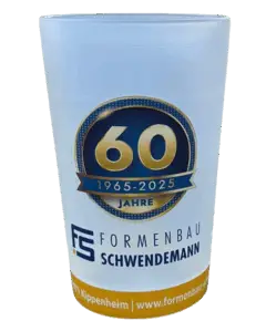 Nachhaltiger Mehrwegbecher Formenbau Schwendemann 60 Jahre